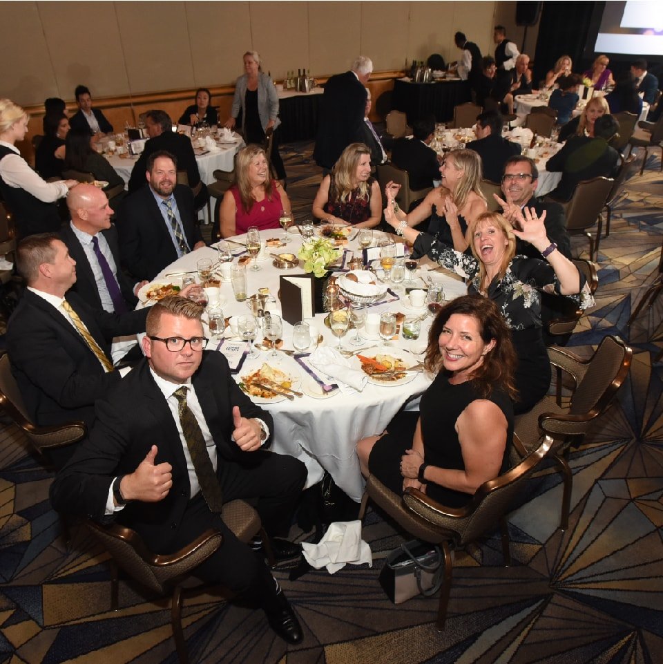 Salute BC sponsors celebrating at the 2017 Gala